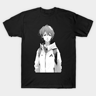 Anime Girl With Sport Jacket 01 T-Shirt